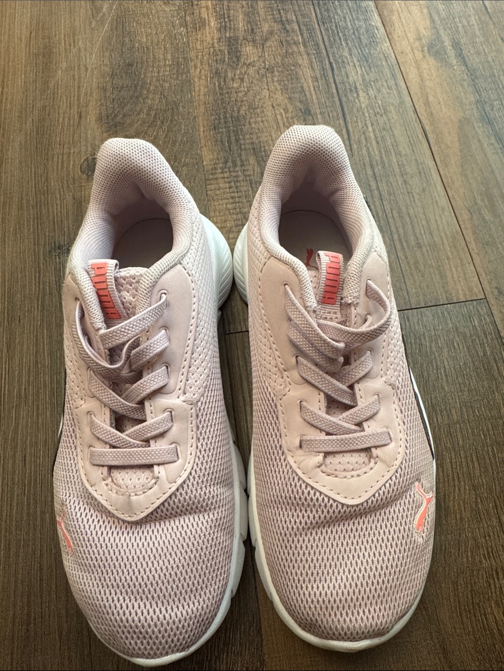 Puma Light Pink Mesh Kids' Athletic Sneakers